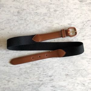 American Apparel Web Leather Belt